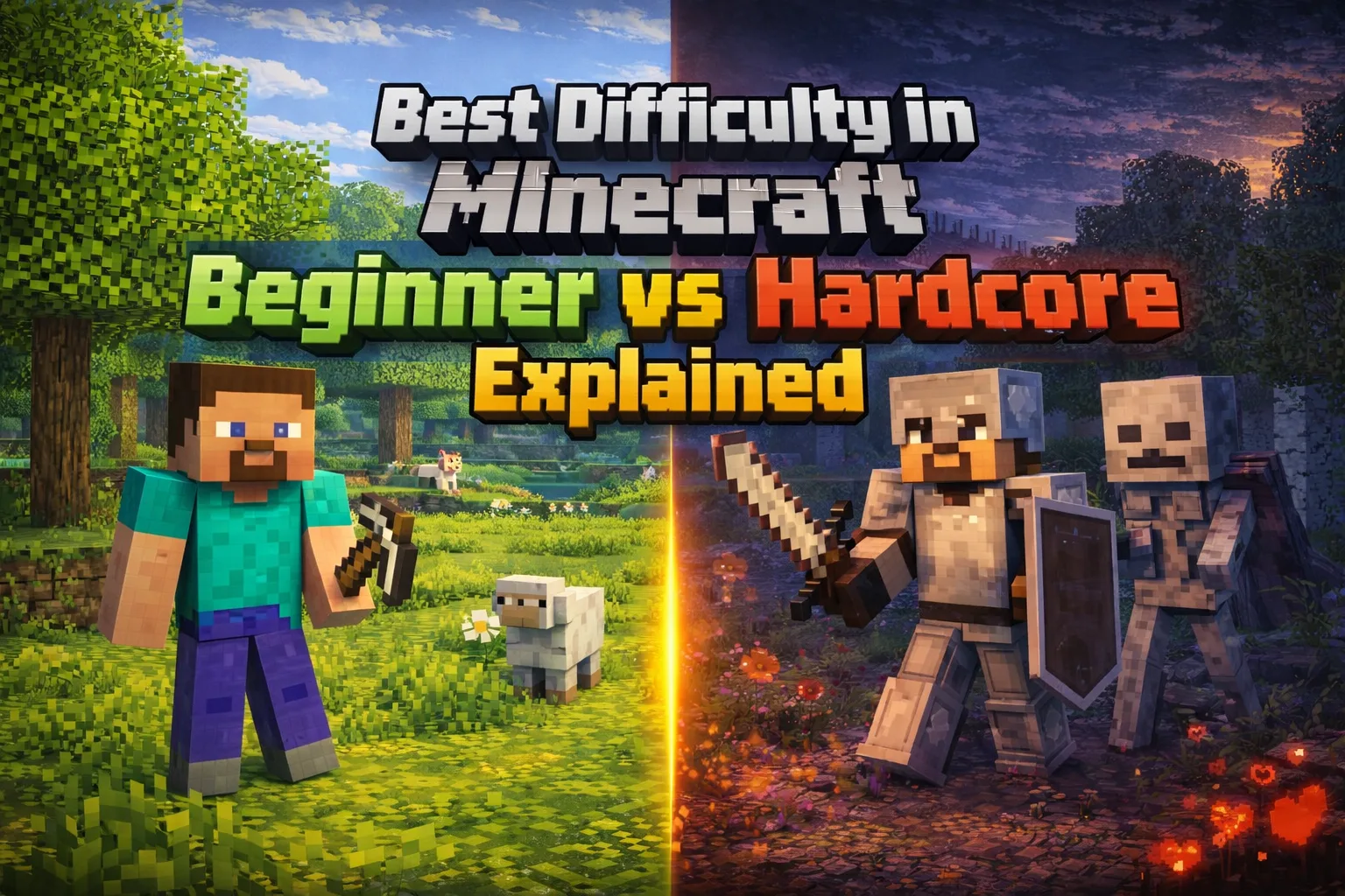 Best Difficulty in Minecraft – Beginner vs Hardcore Explained